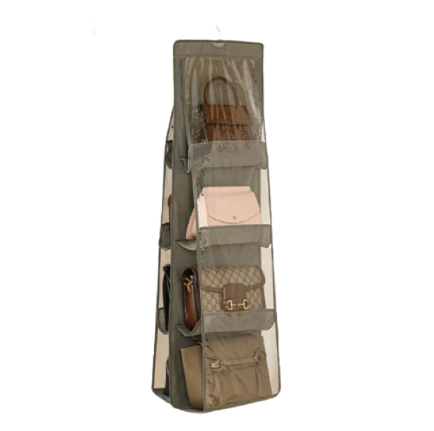 BagEight - Organizador de Bolsos Colgante de 8 Puestos.