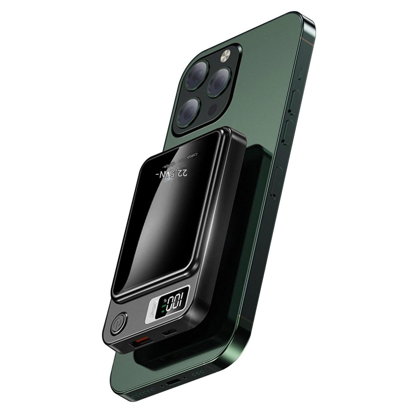 POWER BANK MAGNETICO CON PANTALLA + HOLDER 360° OBSEQUIO