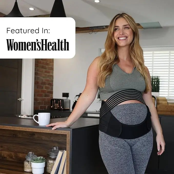 Cinturón de Soporte Maternal Ajustable: Alivia el peso de tu barriguita y despídete del dolor de espalda al instante.