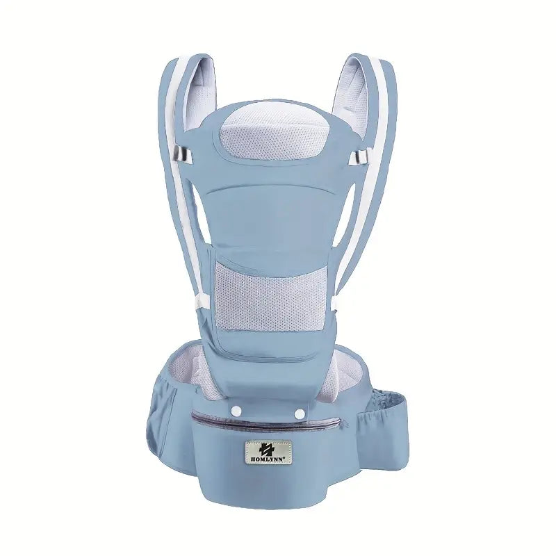 BabyEasy - Portabebe - Canguro - con asiento de cadera ergonomico 6 en 1