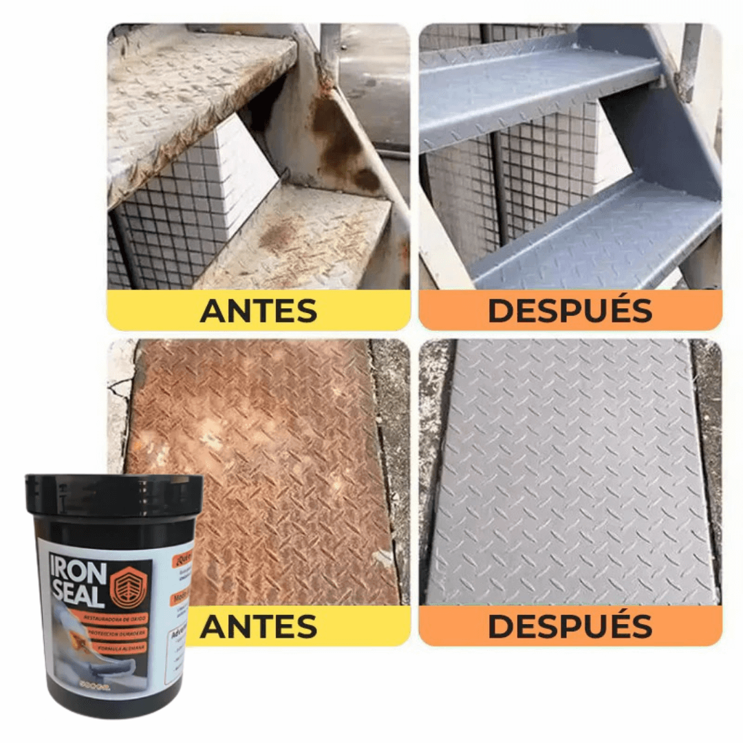 IRON SEAL® - ✨Pack x2 Unidades✨ - Elimina y Previene el Óxido con Tecnología Alemana (500 Grs/Unidad)