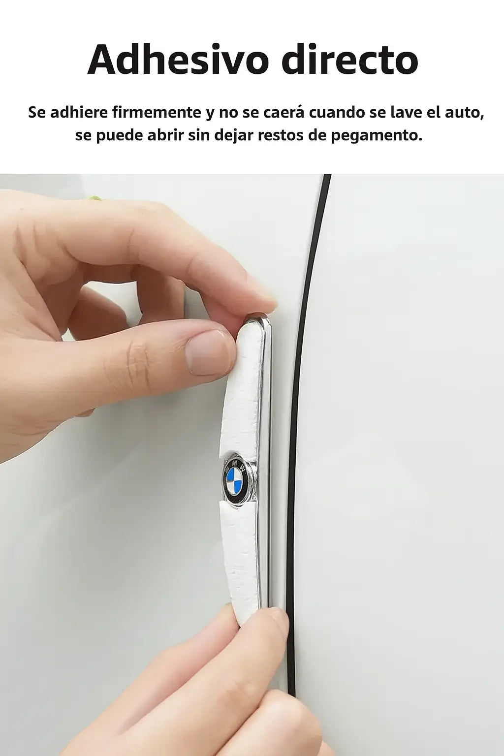 Top X® - Protector de Puertas Tipo Cuero con Logo - Set de 4 Protectores