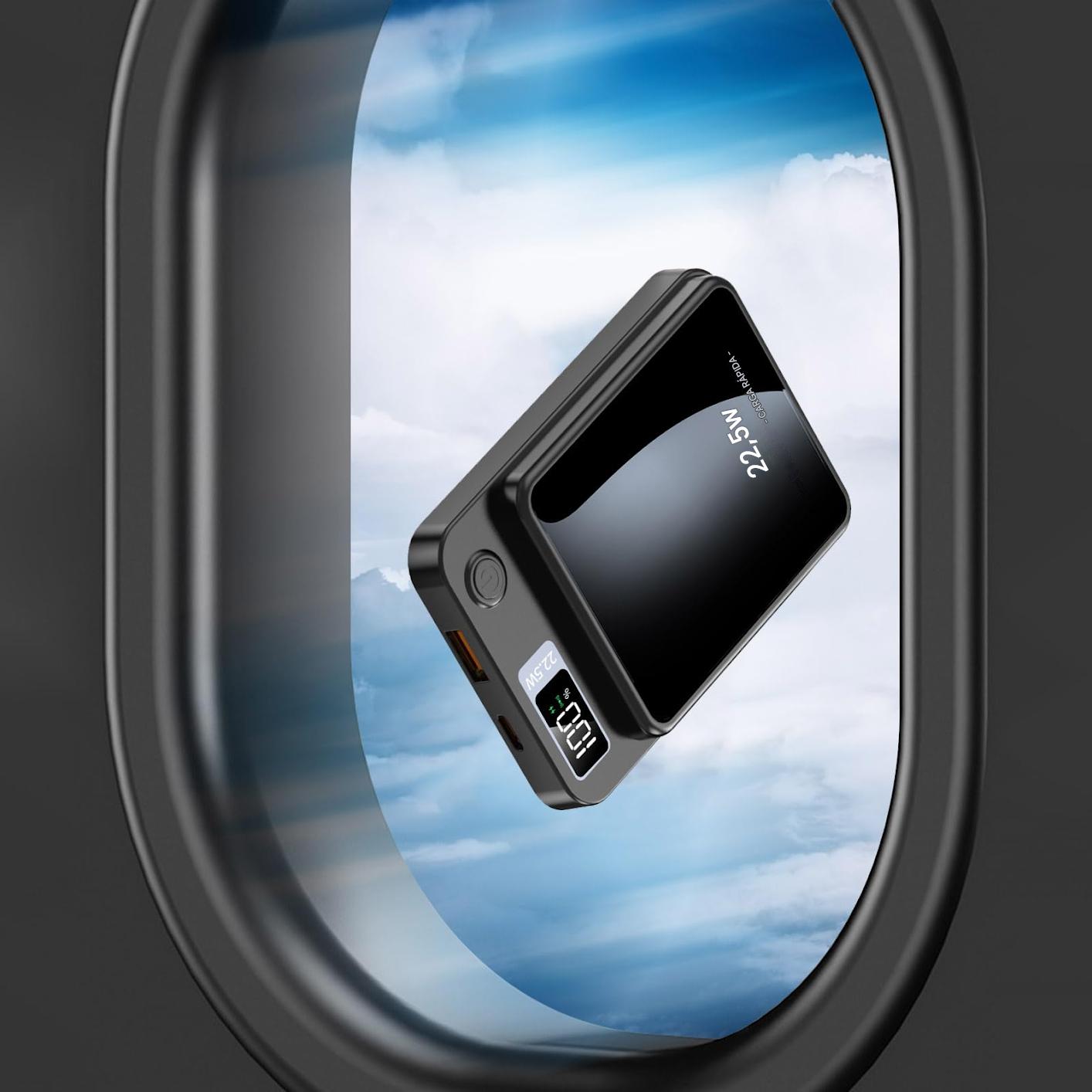 POWER BANK MAGNETICO CON PANTALLA + HOLDER 360° OBSEQUIO