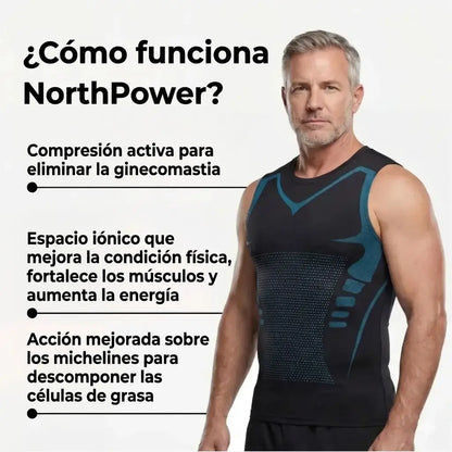 Camisilla North Power Pro - Moldea tu figura y mejora tu postura al instante.