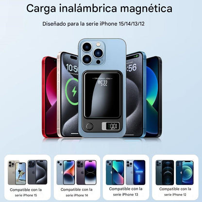 POWER BANK MAGNETICO CON PANTALLA + HOLDER 360° OBSEQUIO