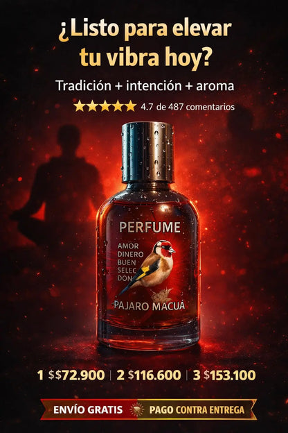 Perfume original Pájaro Macua