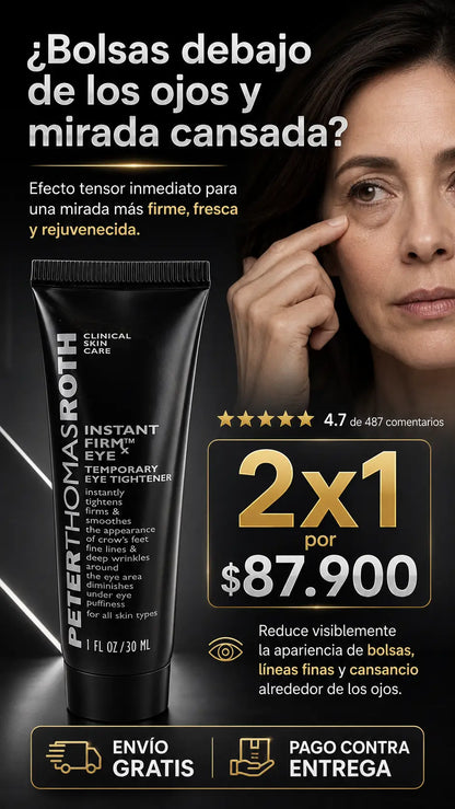 Peter Thomas Roth FIRMx Eye – Elimina bolsas y arrugas en minutos ¡Lleva 2 por el precio de 1!
