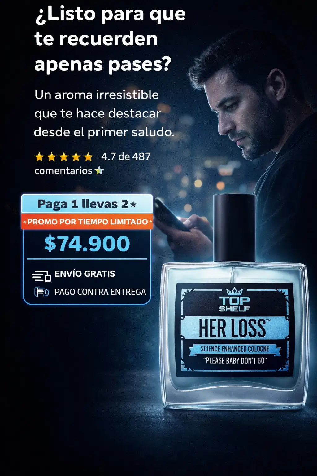 Perfume HER LOSS FEROMONAS 2x1 (60 ml cada uno)