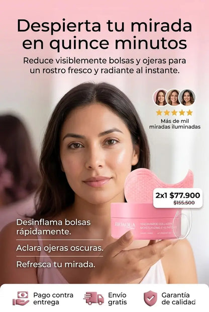 2x1 Bioaqua Parches de Colágeno: Despierta tu Mirada y Dile Adiós a la Apariencia de Cansancio en Minutos