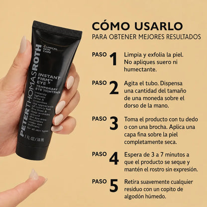 Peter Thomas Roth FIRMx Eye – Elimina bolsas y arrugas en minutos ¡Lleva 2 por el precio de 1!