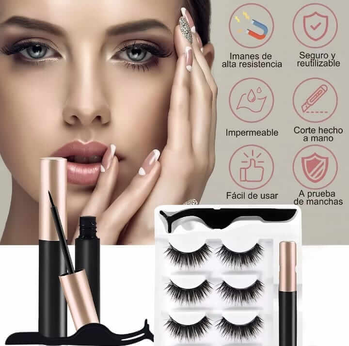 Kit de 💫Pestañas Magnéticas💫: 😍Esa seguridad que te da una mirada poderosa…😍