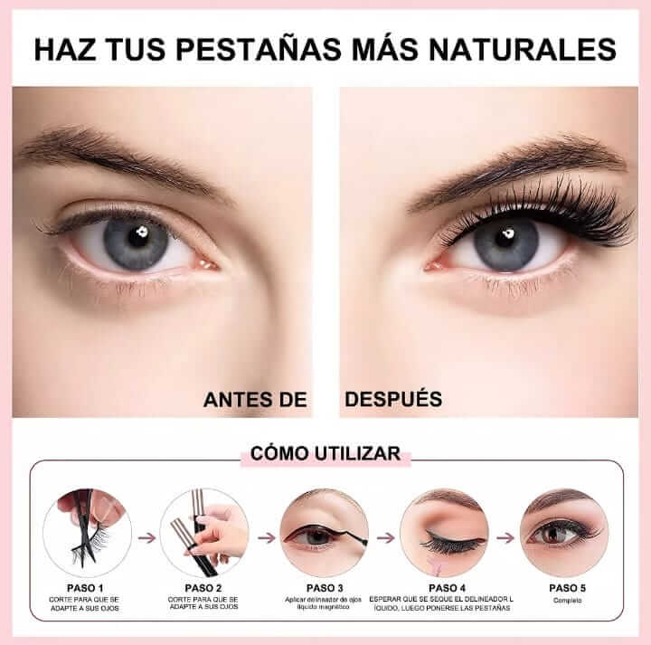 Kit de 💫Pestañas Magnéticas💫: 😍Esa seguridad que te da una mirada poderosa…😍