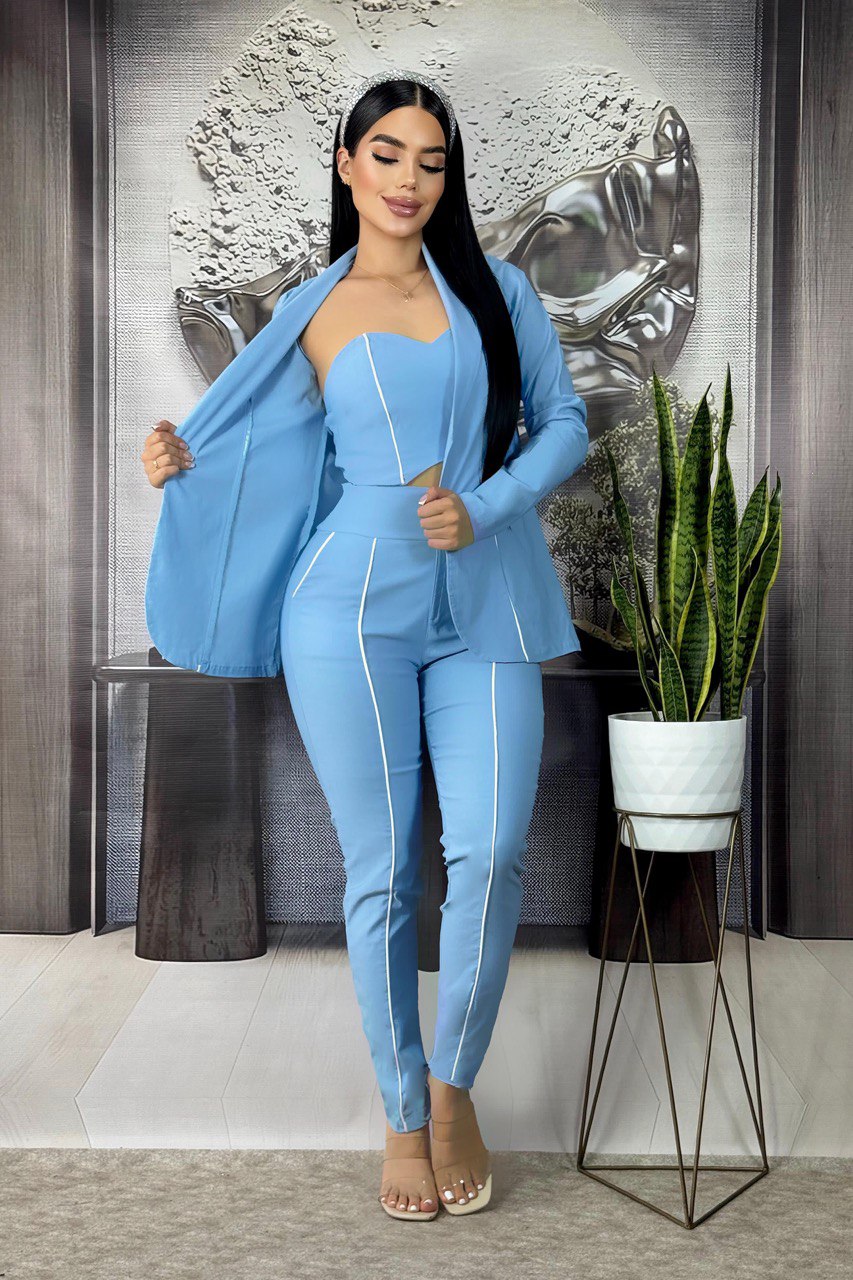 Conjunto Sophie (Chaqueta, Top, Pantalon)