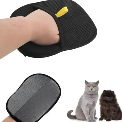 GUANTE QUITAPELOS 2X1: Elimina el Pelo de tu Mascota en Segundos Mientras la Consientes (¡Sin lastimarla ni gastar en costosas peluquerías!)
