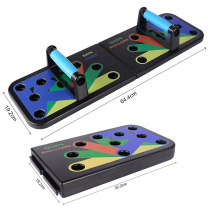 FitMaster - Tabla Push Up Para Flexiones Lagartijas 9 en 1
