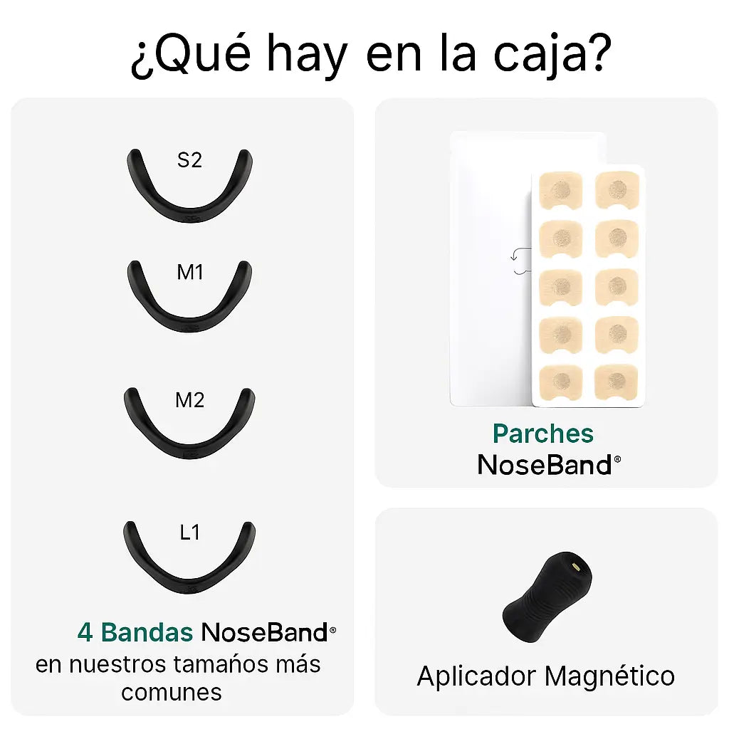 Respira con Más Comodidad Durante la Noche con NoseBand™ – La banda nasal Magnetica.