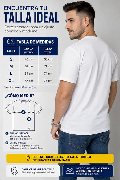 Camiseta "Firme por la Patria" – Llevá el Orgullo Colombiano con la Fuerza de un Tigre.