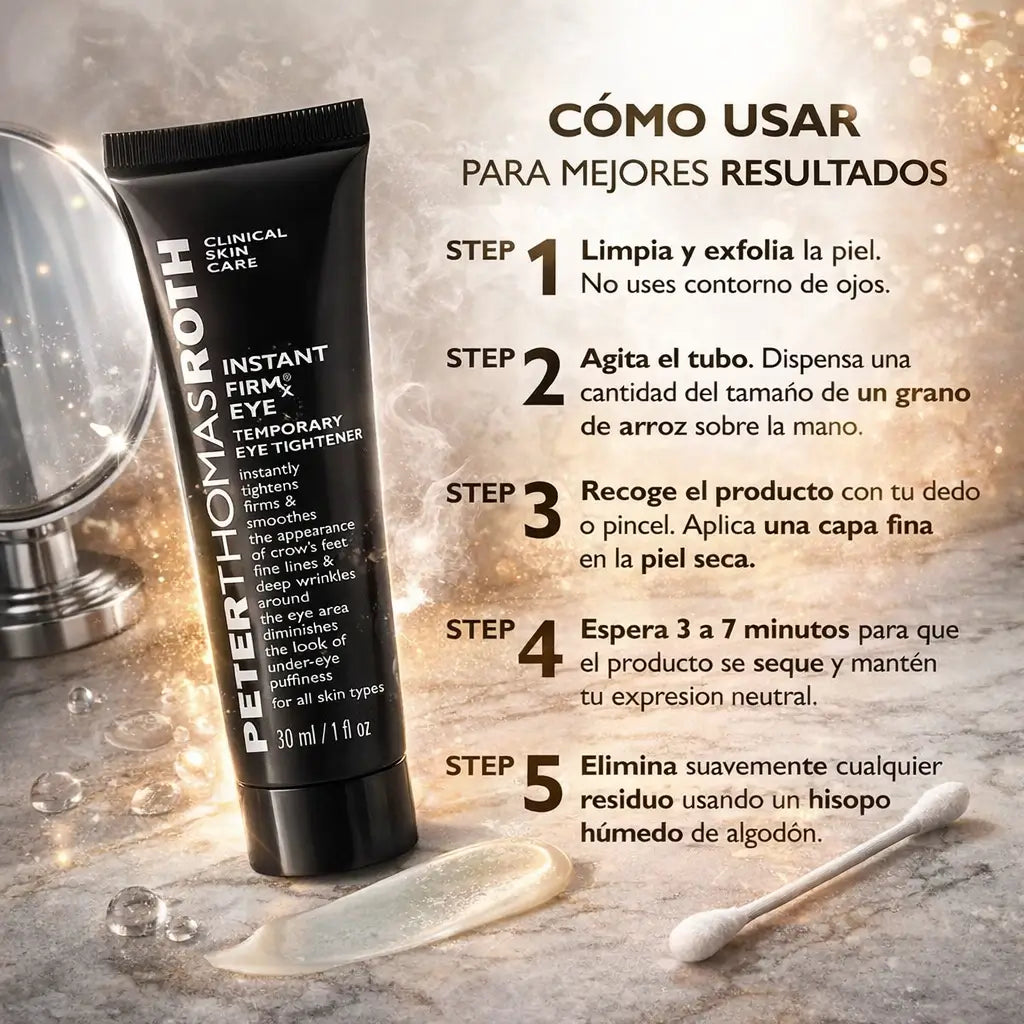 Peter Thomas Roth FIRMx Eye – Elimina bolsas y arrugas en minutos ¡Lleva 2 por el precio de 1!