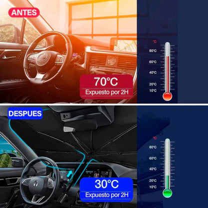 Sombrilla Pro-Shield™: El Escudo Térmico Definitivo para tu Carro