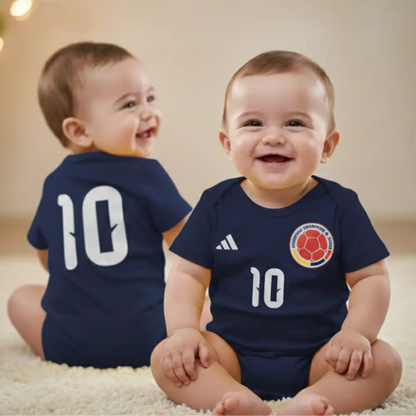 Body Tricolor para Bebé en Algodón Suave: comodidad y orgullo colombiano en cada momento