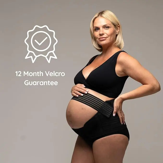 Cinturón de Soporte Maternal Ajustable: Alivia el peso de tu barriguita y despídete del dolor de espalda al instante.