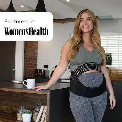 Cinturón de Soporte Maternal Ajustable: Alivia el peso de tu barriguita y despídete del dolor de espalda al instante.