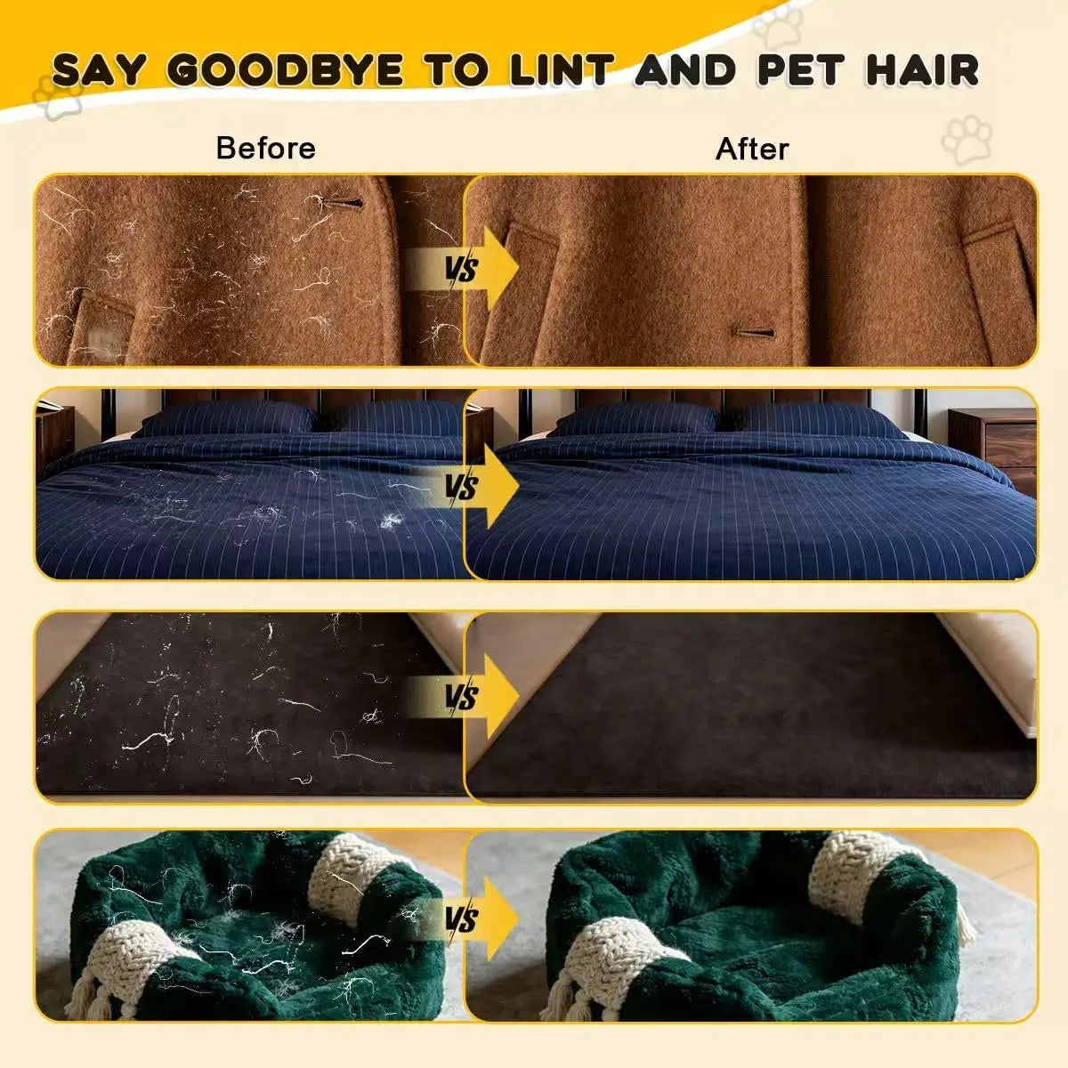 GUANTE QUITAPELOS 2X1: Elimina el Pelo de tu Mascota en Segundos Mientras la Consientes (¡Sin lastimarla ni gastar en costosas peluquerías!)