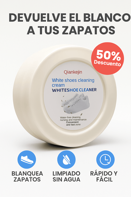 👟 FoamyShoes 👟 - Crema Limpiadora Para Calzado - ¡Tus zapatos como nuevos en segundos, sin esfuerzo!