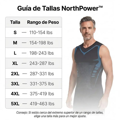 Camisilla North Power Pro - Moldea tu figura y mejora tu postura al instante.