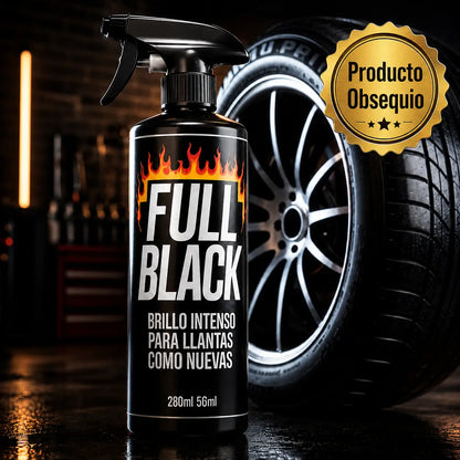 Dark Shine Detallado Interior y Exterior 400ML + OBSEQUIO FULL BLACK Renovador Para Llantas
