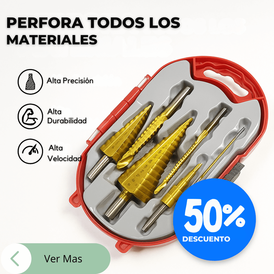 Set Profesional de 6 Brocas – Precisión y velocidad en cada perforación - 👨‍🦰Papá👨‍🦰 va a quedar encantado con este Regalo