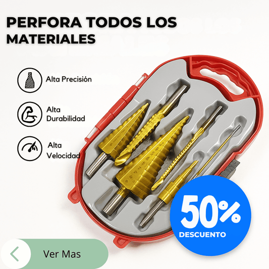 Set Profesional de 6 Brocas – Precisión y velocidad en cada perforación - 👨‍🦰Papá👨‍🦰 va a quedar encantado con este Regalo