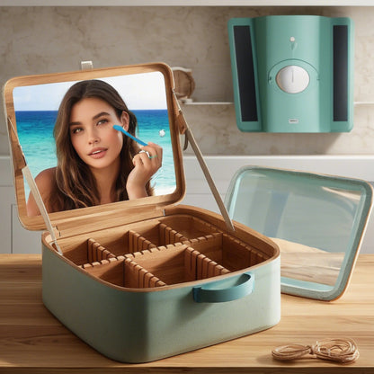 BEAUTY MIRROR PRO - COSMETIQUERA LED 360°