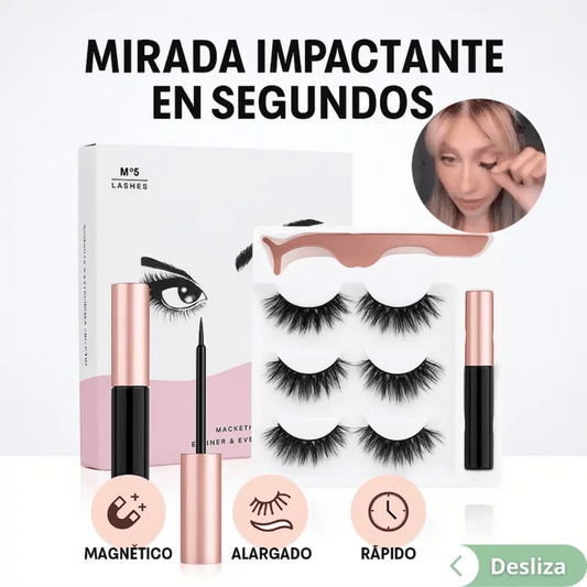 Kit de 💫Pestañas Magnéticas💫: 😍Esa seguridad que te da una mirada poderosa…😍