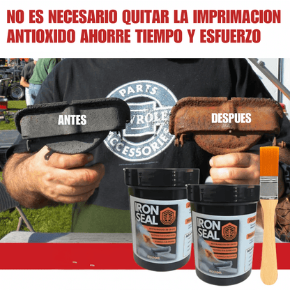 IRON SEAL® - ✨Pack x2 Unidades✨ - Elimina y Previene el Óxido con Tecnología Alemana (500 Grs/Unidad)