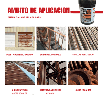 IRON SEAL® - ✨Pack x2 Unidades✨ - Elimina y Previene el Óxido con Tecnología Alemana (500 Grs/Unidad)