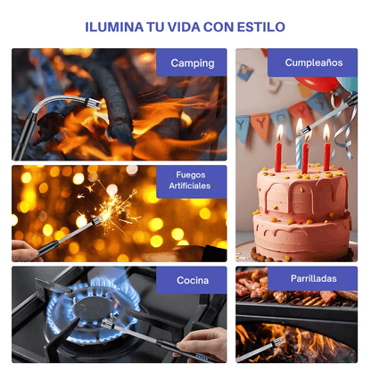 ElektroShine - Encendedor Eléctrico de Plasma - ✨Tu Chispa Segura y Sin Fallas✨, a Prueba de Viento!