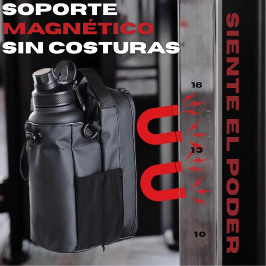 MagGym - Bolso Deportivo ANTIRROBO con Imanes - Liviano, Impermeable y 10 en 1