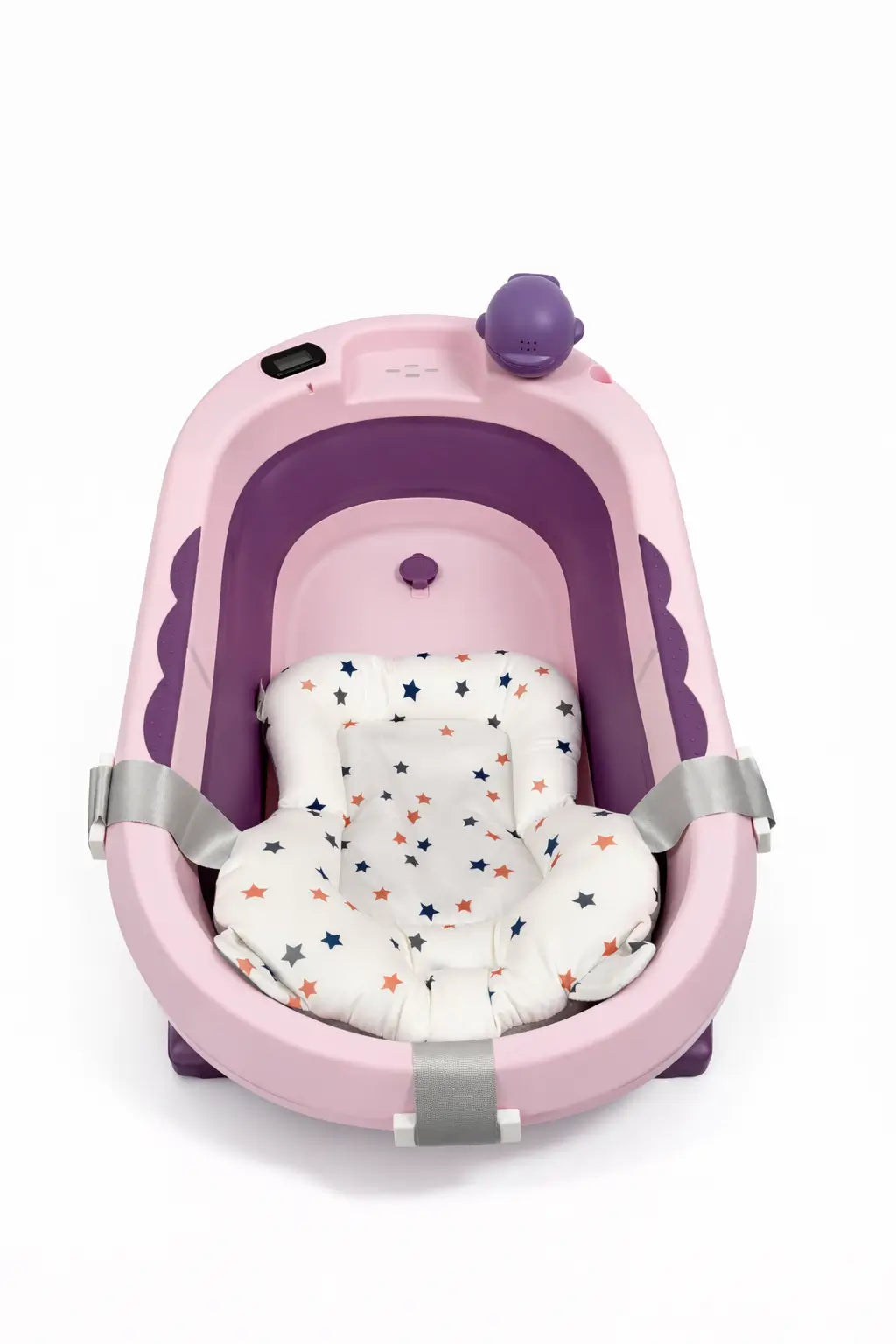 BAÑERA PLEGABLE PARA BEBÉ CON TERMÓMETRO