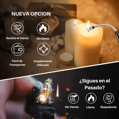 ElektroShine - Encendedor Eléctrico de Plasma - ✨Tu Chispa Segura y Sin Fallas✨, a Prueba de Viento!