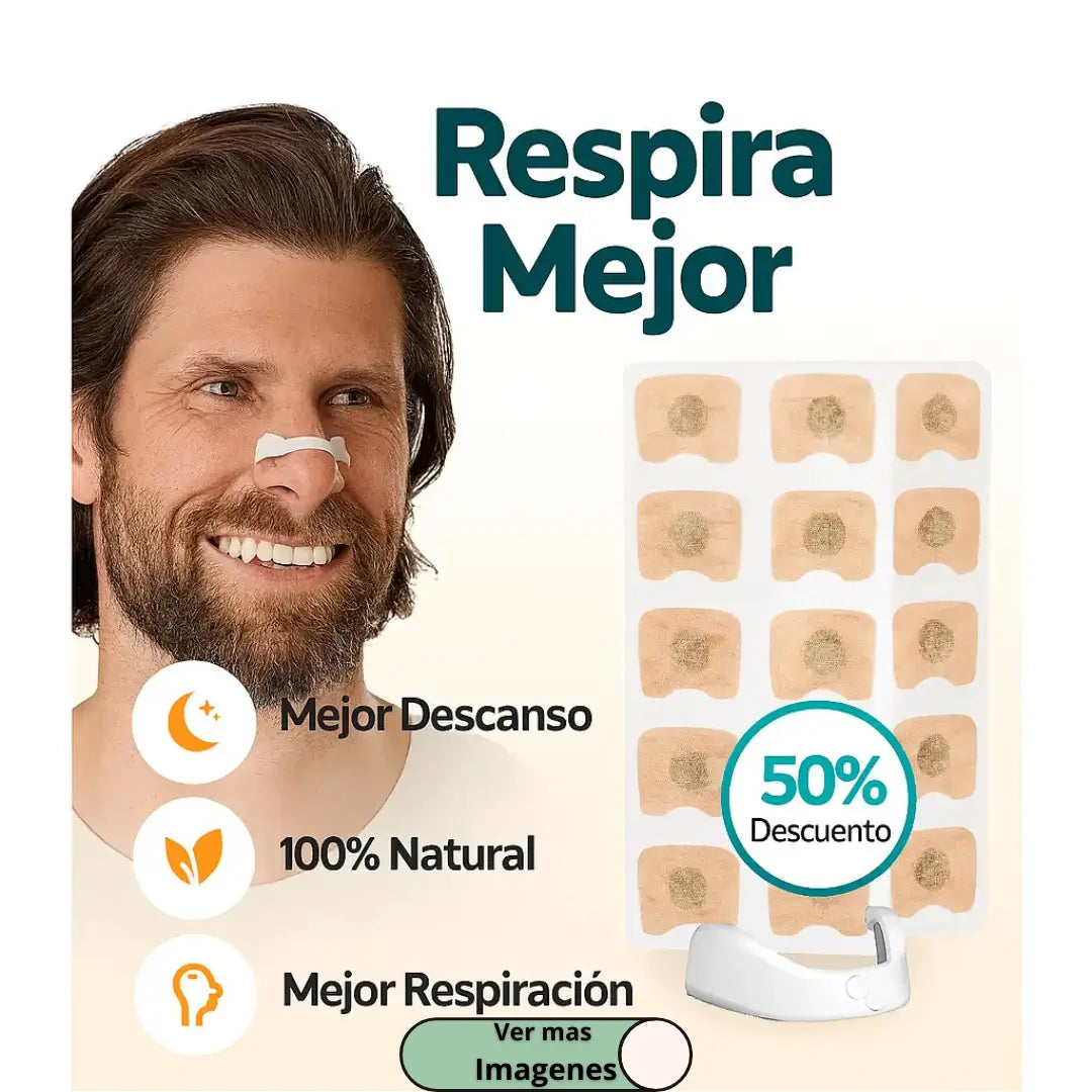 Respira con Más Comodidad Durante la Noche con NoseBand™ – La banda nasal Magnetica.