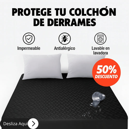 CamaFresc® - Protector de Colchón Impermeable - 🦠 Protege tu colchón de líquidos, manchas y ácaros 🦠