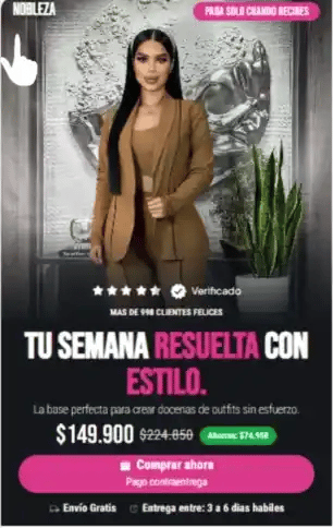 Conjunto Sophie (Chaqueta, Top, Pantalon)