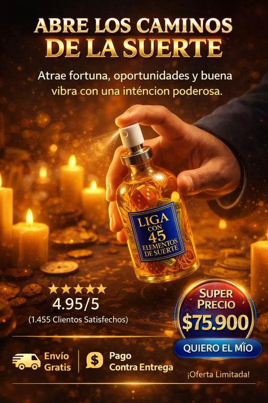 Perfume liga 45 elementos suerte
