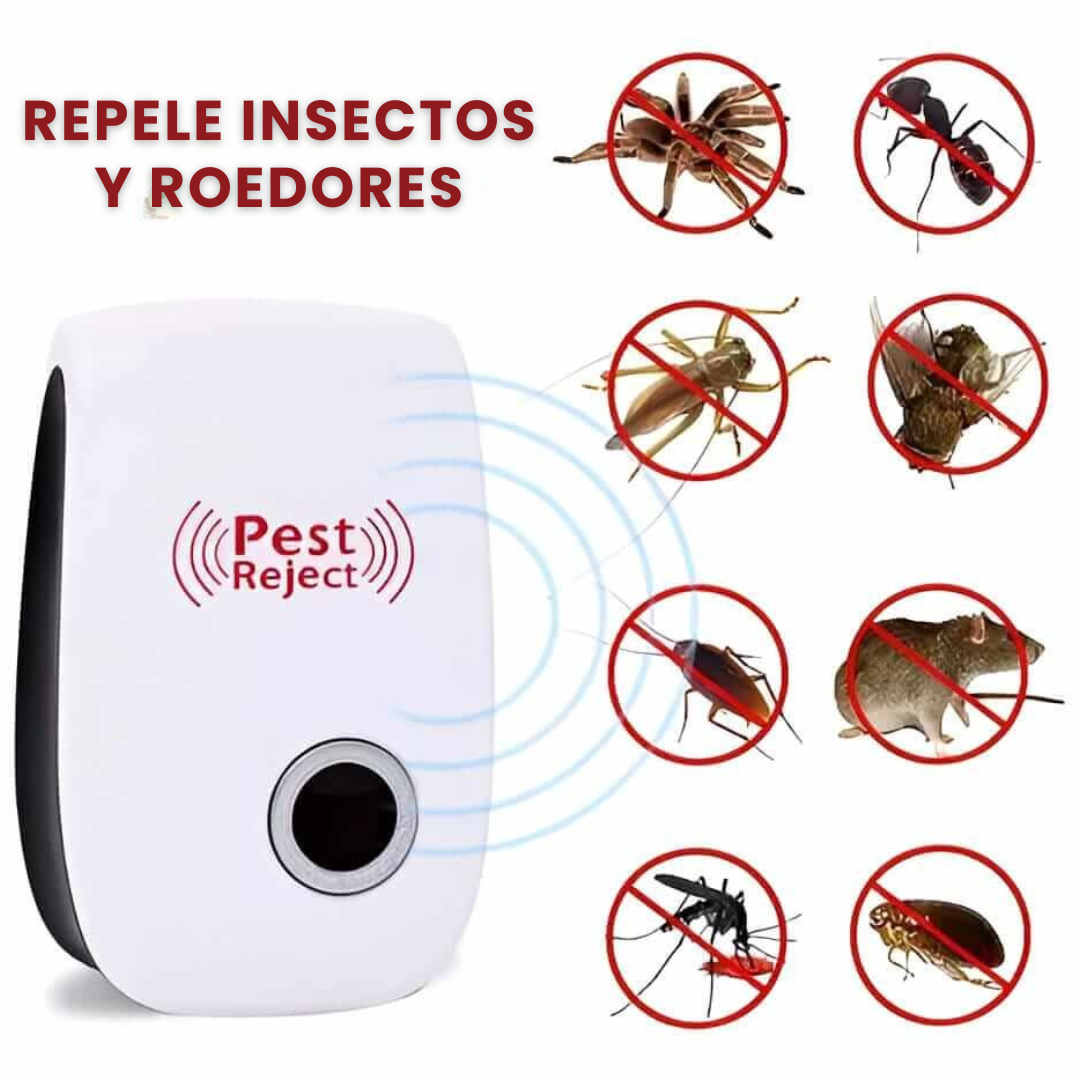 ⭐ Pack x2 ⭐ - Repelente Ultrasónico Hogar Seguro: ¡Tu Casa Libre de Plagas Sin Químicos!