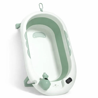 BAÑERA PLEGABLE PARA BEBÉ CON TERMÓMETRO