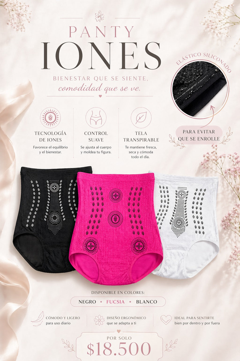 1 Panty IONES+1 Gel Reductor