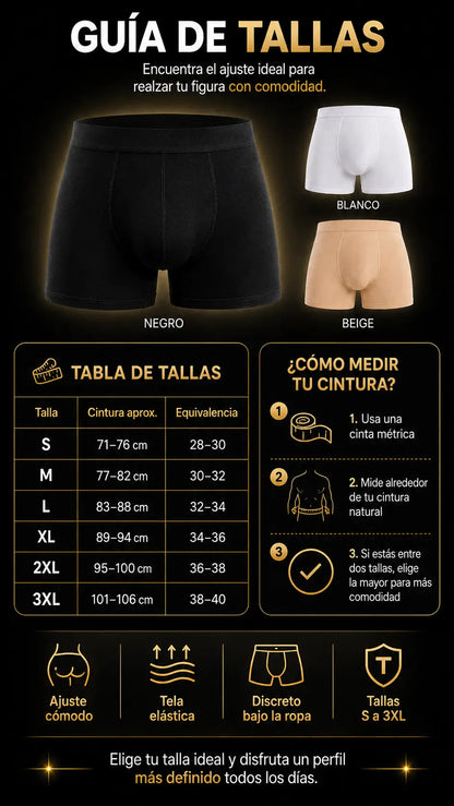 2X1 Boxer Moldeador para Hombre — ¡Luce más firme desde el primer uso!