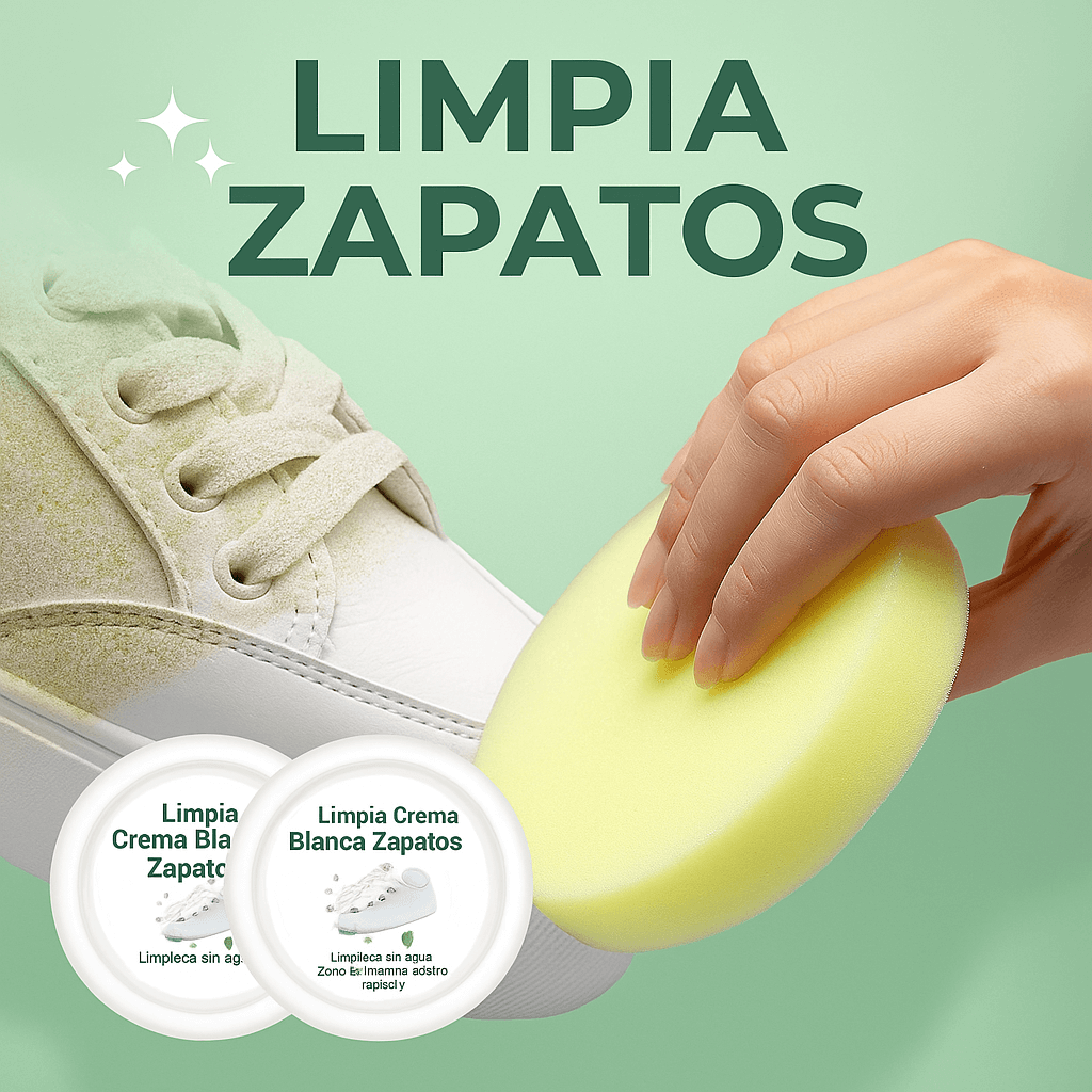 👟 FoamyShoes 👟 - Crema Limpiadora Para Calzado - ¡Tus zapatos como nuevos en segundos, sin esfuerzo!