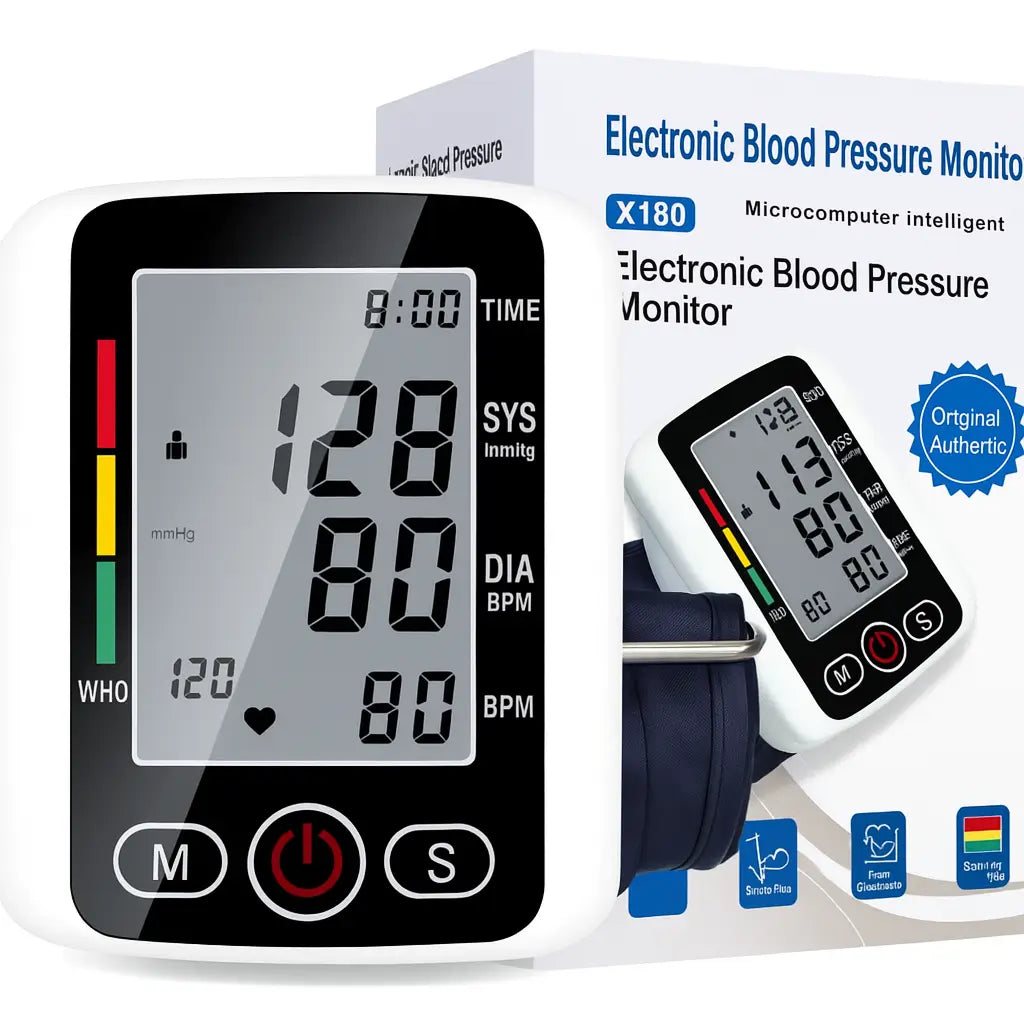 BloodPreassure™ - Tensiómetro con Voz Digital Portátil + Oximetro Digital - 🧑‍🦳 Cuidar a los que más quieres 👩‍🦳, sin salir de casa